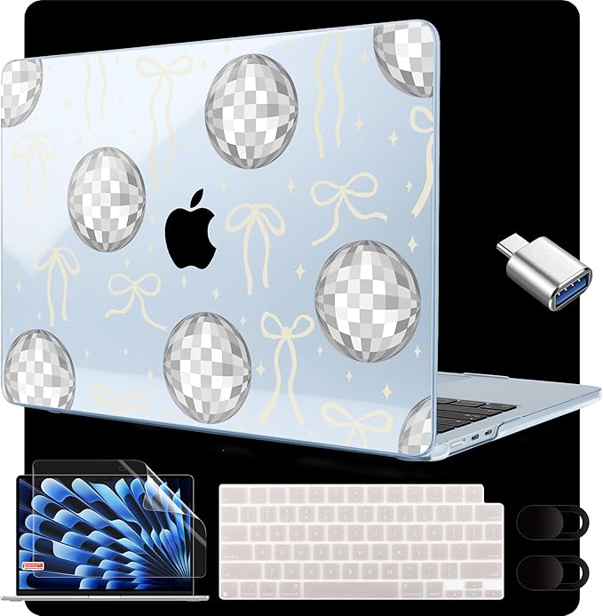 MEEgoodo for M4/M3/M2 MacBook Air 15.3 inch Case 2025 2024 2023, Case Fit Model by MEEgoodo