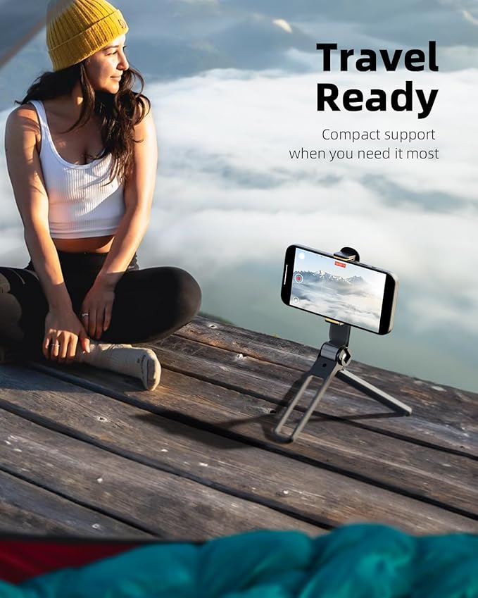 TODI Phone Tripod, Foldable Mini Desk Stand - Image 5