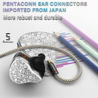 BASN Bmaster5 in Ear Monitors, 1DLC Diaphragm+4BA 5 Drivers IEM Earphones - Image 3