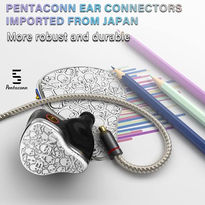 BASN Bmaster5 in Ear Monitors, 1DLC Diaphragm+4BA 5 Drivers IEM Earphones - Image 3