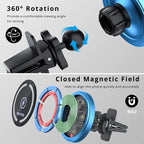 OHLPRO for iPhone16 Magsafe Car Mount Charger, 15W Fast Charging Dashboard - Image 6