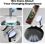 Magnetic Charger for iPhone Charging Station, Mag-Safe Phone Charger for iPhone - Image 7