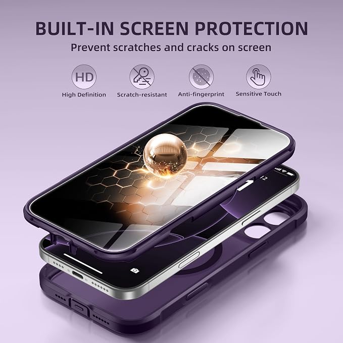 BERFY Magnetic for iPhone 16 Pro Max Case, Compatible - Image 4