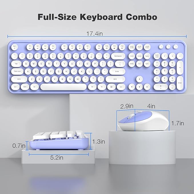 KNOWSQT Wireless Keyboard and Mouse Combo - Image 7