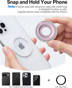 Magnetic Phone Grip for MagSafe Ring Holder, Two-Sided Magnets Phone Ring Grip - Image 5