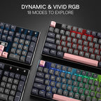 Redragon K556 SE Wired Gaming Keyboard, 104 Keys Hot-Swap Mechanical Keyboard - Image 7