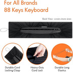 88 Keys Piano Keyboard Dust Cover, Music Dirt Proof Stretchy Electronic - Image 2