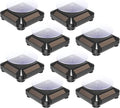 Xuhal 8 Pcs Solar Rotating Stand Turntable Battery Powered Double Use Solar by Xuhal