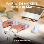 Logitech Lift for Mac Wireless Vertical Ergonomic Mouse, Quiet Clicks, Silent - Image 10