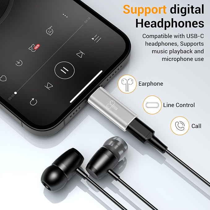 Temdan 2 Pack Lightning to USB C Adapter - Image 5