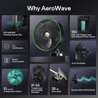 VIVOSUN AeroWave E9 Grow Tent Fan 9”, EC Motor, WiFi-Controllable, US Patented - Image 5