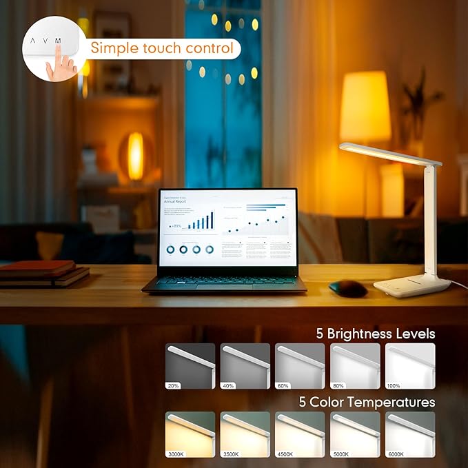 LED Desk Lamp Dimmable Table Lamp - Image 2