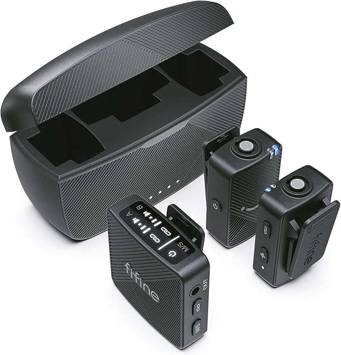 FIFINE Wireless Lavalier Microphone by FIFINE