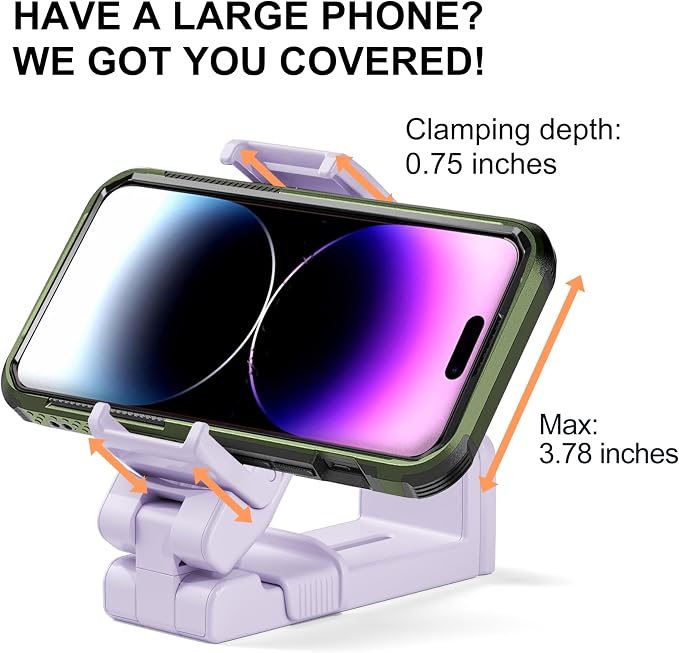 Perilogics 2025 Upgraded Travel Essentials Must Have Airplane Phone Holder - Image 8