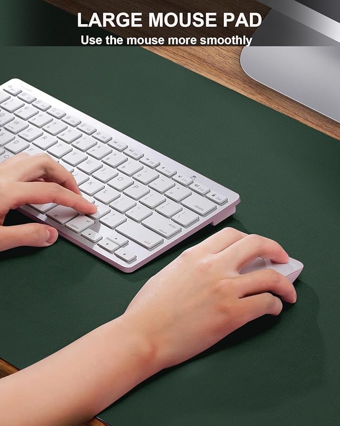Extra Large Desk mat, Leather Desk Pad Protector, Office Desk Mat, Mouse Pad - Image 3