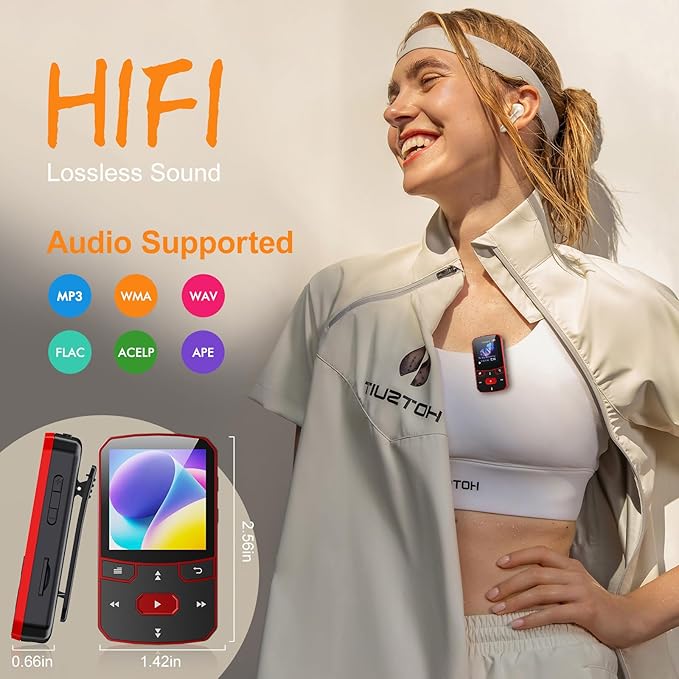 RUIZU 64GB Clip MP3 Player - Image 4