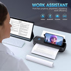 Portable Printer Wireless for Travel，Bluetooth Thermal Printer Support 8.5" X - Image 6