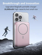 Magnetic Portable Charger, 10000mAh Power Bank, 5 in 1 Portable Charger - Image 3