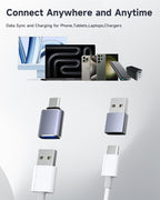 LERTOSN 4 Pack USB to USB C Adapter, USB 3.0 & USB C to USB A Adapter, OTG - Image 6