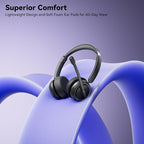 Wireless Headset with Mic for Work, Wireless Headphones with USB Dongle & - Image 5
