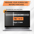 Nano Laptop Privacy Screen 16 Inch 16:10, No Glue Computer Monitor Privacy - Image 5