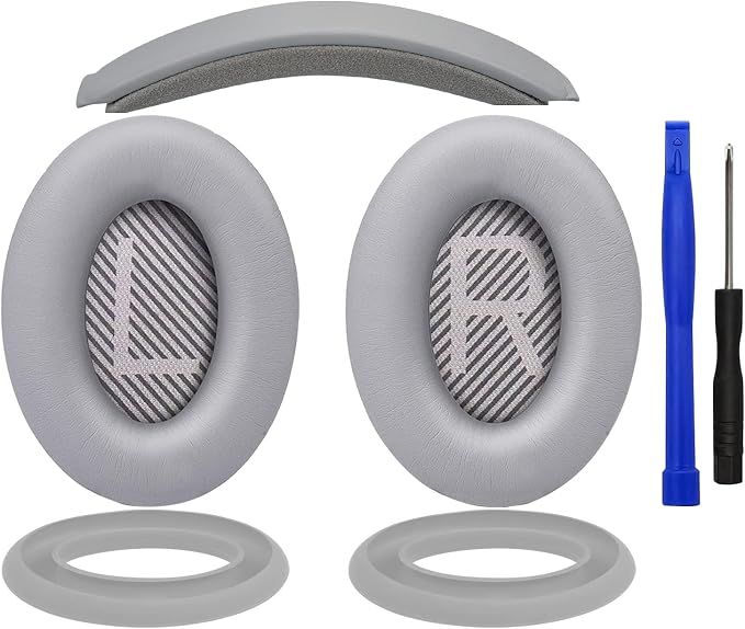 SOULWIT Ear Pads Cushions + Headband + Silicone Earpads Cover Protector by SOULWIT
