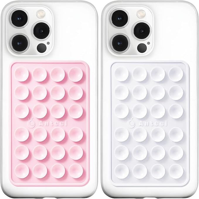 Anteel MAX Silicone Suction Phone Case Adhesive Mount, Upgraded Super Strong by PKYAA