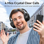 EarFun Wave Life Hybrid Active Noise Cancelling Headphones, Wireless Over Ear - Image 4