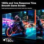 SANSUI 27 Inch WQHD 2560 x 1440 IPS Gaming Monitor, 180Hz 1ms Computer Monitor - Image 2