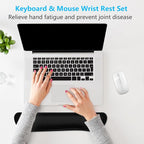 Dapesuom Enlarge Keyboard Wrist Rest, Cute Memory Foam Keyboard Wrist Cushion - Image 7