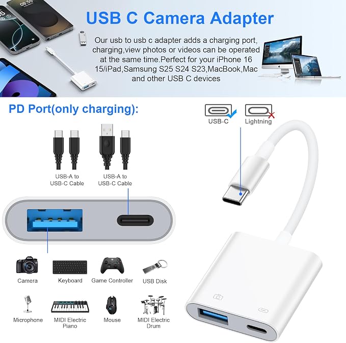 USB C to USB Camera Adapter - Image 7