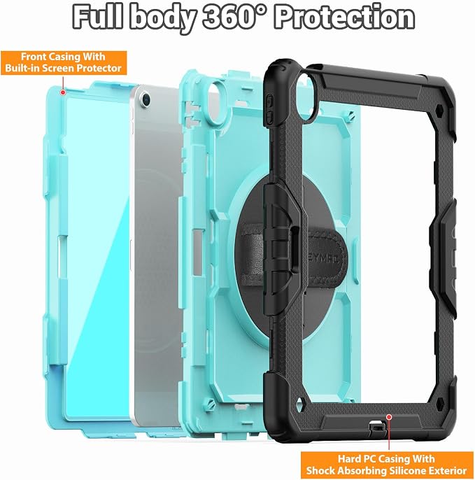 SEYMAC for iPad Air 13 Inch Case M3 2025/ M2 2024, Heavy Duty Shockproof - Image 5