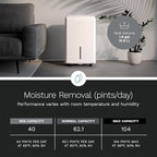hOmeLabs 40 Pint Dehumidifier - Image 4