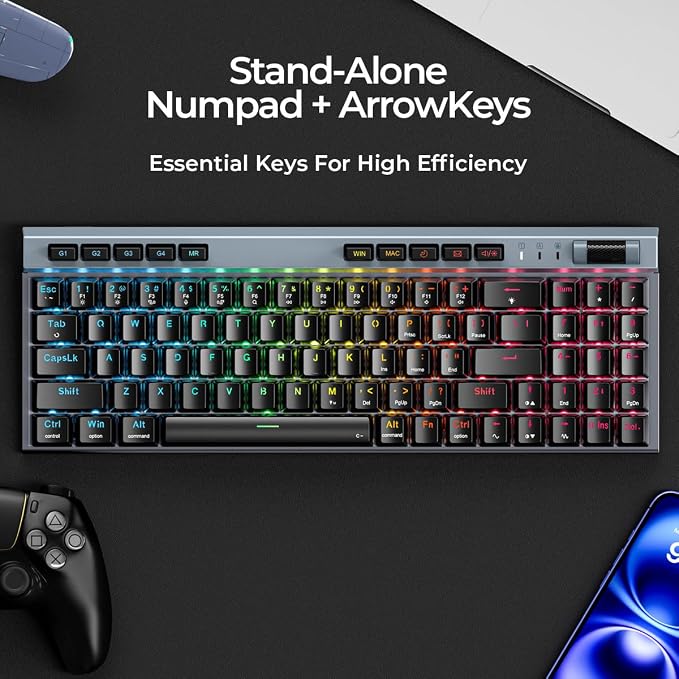 RGB Mechanical GamingKeyboard, 78 Keys Hot-Swap Mechanical Keyboard - Image 6