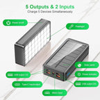 Solar Charger Power Bank 66800mAh Portable Charger - Image 2