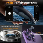Camera Lens Protector for iPhone 16 Pro Max/16 Pro/15 Pro Max/15 Pro/14 Pro - Image 4