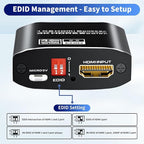 1x2 HDMI Splitter, HDR 4K@60Hz HDMI spliter 1 in 2 Out, Supports HDMI 2.0 - Image 5
