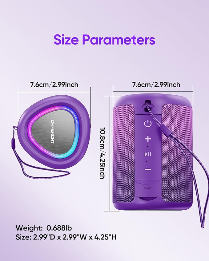 Portable Bluetooth Speaker Beach Essentials: Powerful Crystal Clear - Image 9