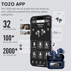 TOZO NC3 Hybrid Active Noise Cancelling Wireless Earbuds - Image 4