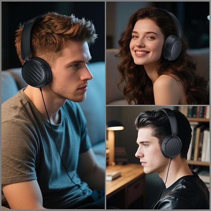 Bluetooth Headphones with Active Noise Cancelling, Wireless Over Ear Bluetooth - Image 7