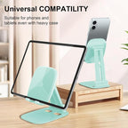 DEERLAMN Cell Phone Stand for Desk, Height Adjustable Cell Phone Holder - Image 3