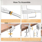 EppieBasic LED Double Head Architect Lamps, Extra Bright Workbench Office - Image 6
