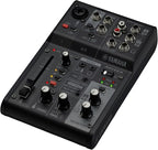Yamaha AG03MK2 Black 6-Channel Live Streaming Loopback Mixer/USB Interface - Image 2
