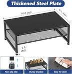 ECOLOVI 2-Tier Computer Monitor Stand Riser, Desk Organizer - Image 7
