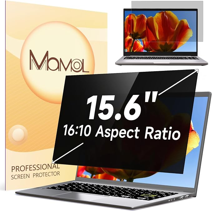 Laptop Privacy Screen 15.6 Inch Compatible by Mamol