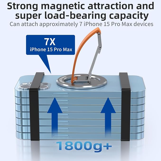 Magnetic-Phone-Grip-Stand, Magnetic Phone Ring Holder Kickstand - Image 8