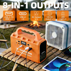KINGBOSS 100W Portable Power Station, 96Wh LiFePO4 Battery Small Generator - Image 4