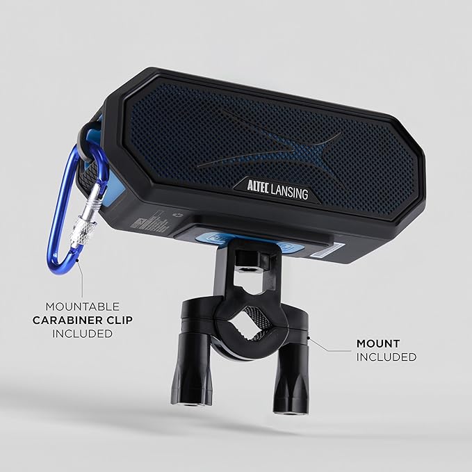 Altec Lansing Magnetic Bluetooth Speaker HYDRAJOLT 2.0, Waterproof IP67 - Image 5