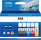 522 Ink Refill Bottles ET-2800 ET-4800 ET-2400 ET-2803 by Trokliey