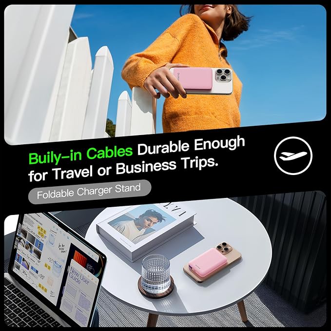 2025 Magnetic 15W Power Bank for iPhone, 5000mAh Magsafe Battery Pack - Image 9
